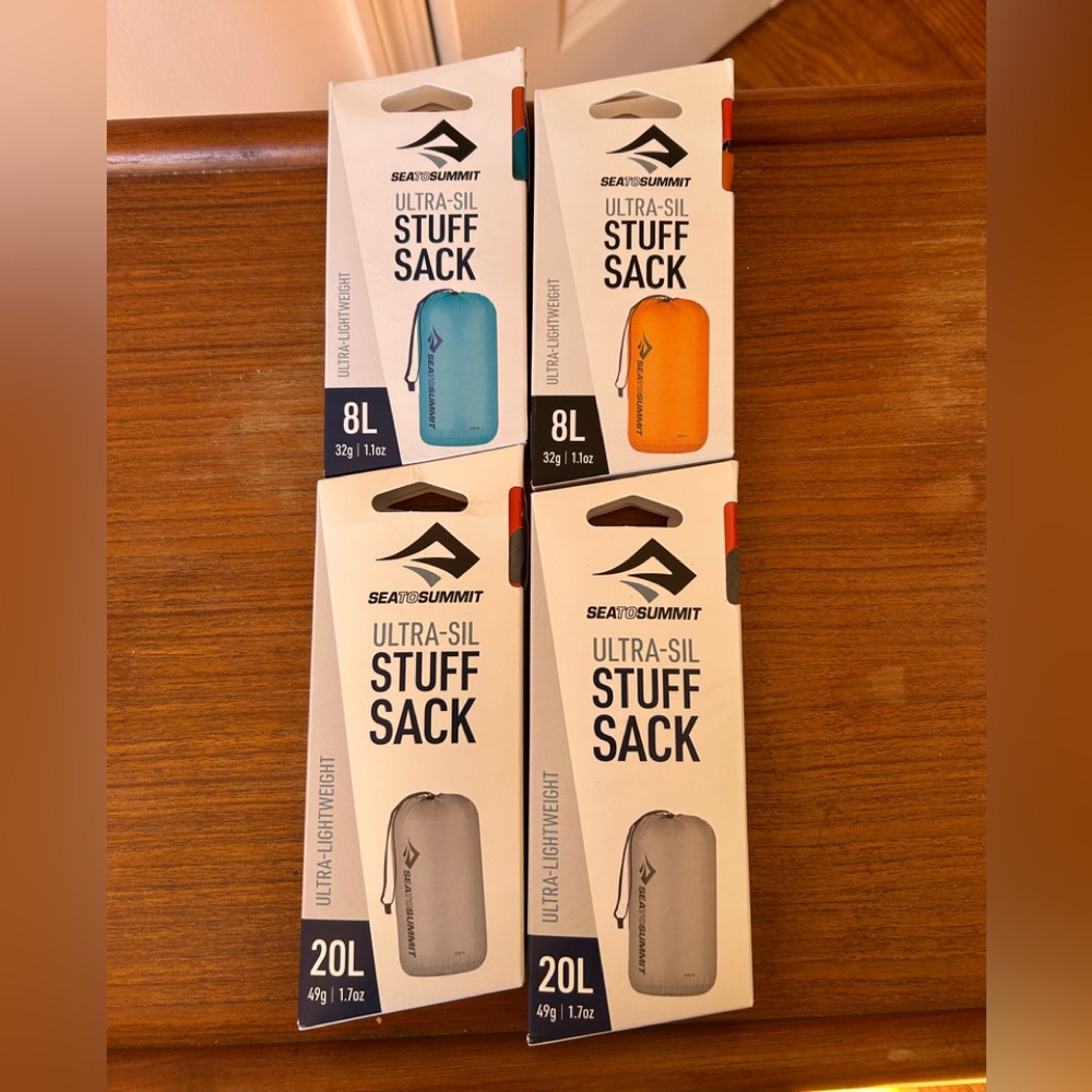 Brand new Bundle (4 bags) Sea to Summit Ultra-Sil Stuff Sack Set